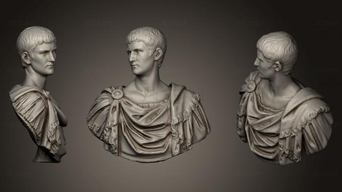 Бюсты и головы античные и исторические Калигула